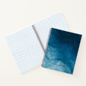 Aangepaste Blue Night Sky Notitieboek met sterren (Binnen)