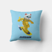 Aangepaste Blue Sky Flying Skateboard Magneet Kussen (Achterkant)