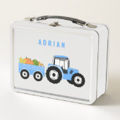 Aangepaste Blue Tractor Truck Boerderij School (Voorkant)