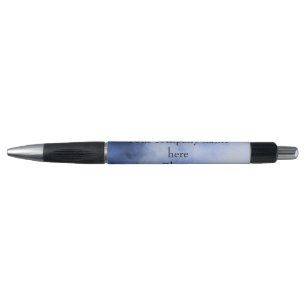 Aangepaste Blue White Waterverf Business Pens Pen