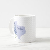 Aangepaste Bluebonnet Texas Koffiemok (Voorkant links)