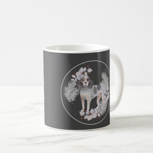 Aangepaste Bluetick Coonhound Koffiemok (Voorkant rechts)