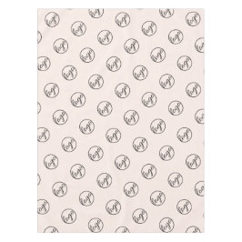 Aangepaste Blush Pink Trade Show Logo Business Tafelkleed