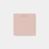 Aangepaste blush roze Post-it notities Post-it® Notes (Voorkant)