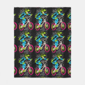 Aangepaste Bmx Fleece - Bmx Bike Graffiti (Voorkant)