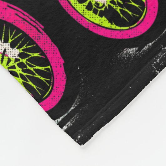 Aangepaste Bmx Fleece - Bmx Bike Graffiti (Hoek)