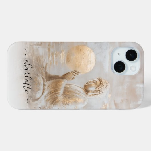 Aangepaste Boeddha Case-Mate iPhone Case (Achterkant (horizontaal))