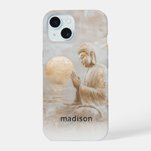 Aangepaste Boeddha iPhone 15 Case