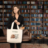 Aangepaste boek liefhebber Jumbo Tas