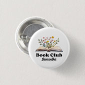 Aangepaste Boekclub Ronde Button 3,2 Cm (Voorkant /achterkant)