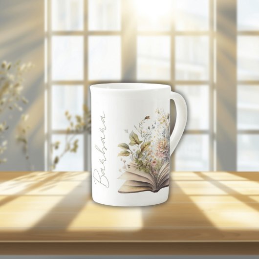 Aangepaste boekenplank Bone China Mok