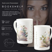 Aangepaste boekenplank Bone China Mok