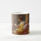 Aangepaste boekliefhebber mok – Fragonard-kunst (Center)