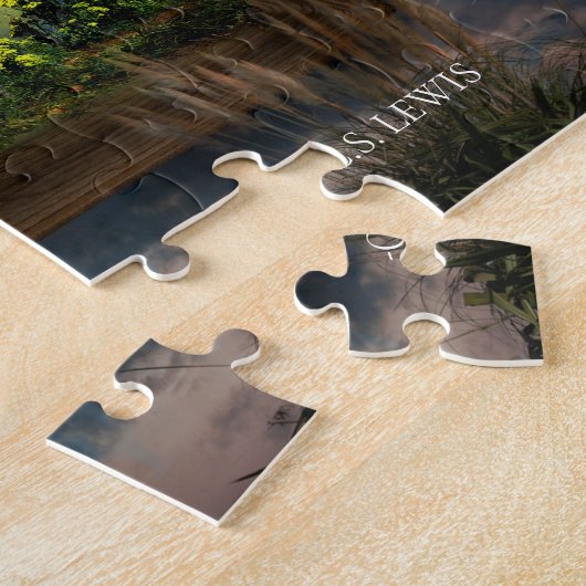 Aangepaste boekomslag C.S. Lewis Legpuzzel (Zijkant)