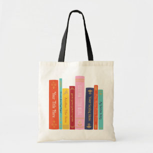 Aangepaste boektitel Ruggegraat Canvas tas (meerkl