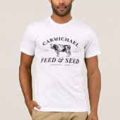 Aangepaste  Boerderij Stijl Feed Shirt (Voorkant)