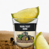 Aangepaste Boerderij tractorapparatuur Man Cave Shot Glas