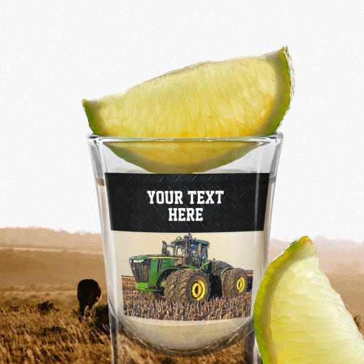 Aangepaste Boerderij tractorapparatuur Man Cave Shot Glas
