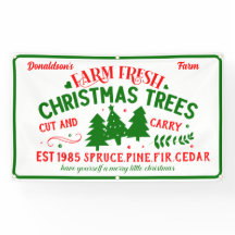 Aangepaste boerderij verse kerstbomen te koop