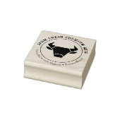 Aangepaste boerderij verse premium rundvlees biolo rubberstempel (Stempel)