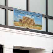 Aangepaste boerderij vierkante baal hooi te koop spandoek (Buitenkant Gebouw)