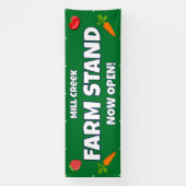 Aangepaste boerenkraam banner (Verticaal)