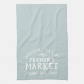 Aangepaste boerenmarkt | Farmhouse Kitchen T Theedoek (Verticaal)