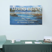 Aangepaste boerenmarkt Landschapsbanner Spandoek (Beurs)
