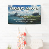 Aangepaste boerenmarkt Landschapsbanner Spandoek (Insitu)