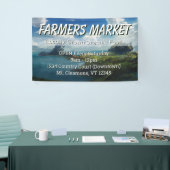 Aangepaste boerenmarkt Landschapsbanner Spandoek (Beurs)