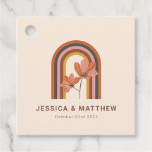 Aangepaste Boheemse Herfst Terracotta Bloemenbruil