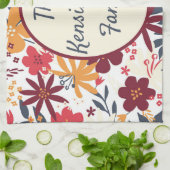 Aangepaste Bohemian Kitchen-handdoek Theedoek (Gevouwen)