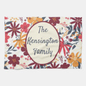 Aangepaste Bohemian Kitchen-handdoek Theedoek (Horizontaal)