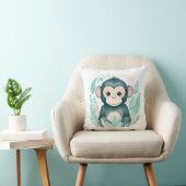 Aangepaste Boho Baby Apenkussen Pastel Groen Kussen (Stoel)