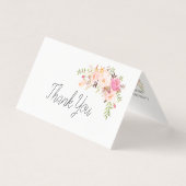 Aangepaste Boho Bedankt voor je creditcard Kaart (Voorkant)