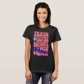 Aangepaste Boho Beste coach Train Inspire Motivate T-shirt (Voorkant volledig)