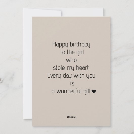 Aangepaste Boho Boog Verjaardag Twee Foto Vakantie Feestdagenkaart (Achterkant)