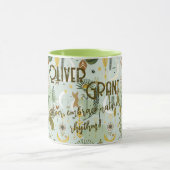 Aangepaste Boho Chic Natuur Mok - Gepersonaliseerd (Midden)