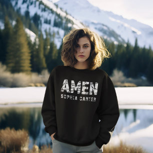 Aangepaste Boho Christelijke Gepersonaliseerde Vro Trui