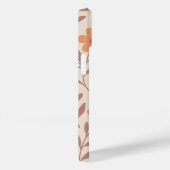 Aangepaste Boho Floral Delicate Peach Cream Schatt Case-Mate iPhone Case (Achterkant / Rechts)