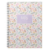 Aangepaste Boho Floral Notitieboek (Voorkant)