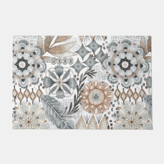 Aangepaste Boho Herfst Deurmat (Voorkant)