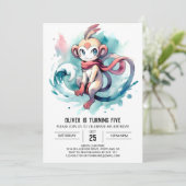 Aangepaste Boho Monkey Verjaardag Kaart (Staand voorkant)
