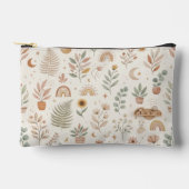 Aangepaste Boho Regenboog Make-up terracotta tas (Voorkant)