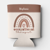 Aangepaste Boho Regenboog OT Ergotherapeut Blikjeskoeler (Achterkant)