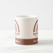 Aangepaste Boho-regenboog tegen beroepsmatige ther Koffiemok (Center)