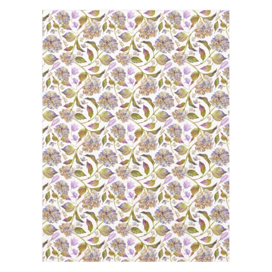 Aangepaste Boho Rustic Fall Bladeren Print Tafelkleed (Voorkant)