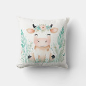 Aangepaste Boho Schattige Kalf Kussen Pastelgroen (Voorkant)