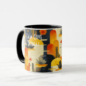 Aangepaste Boho Spa Retreat Mok - Zakelijke promot (Voorkant links)