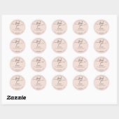 Aangepaste Boho Sticker Dank u Label Verpakking (Vel)